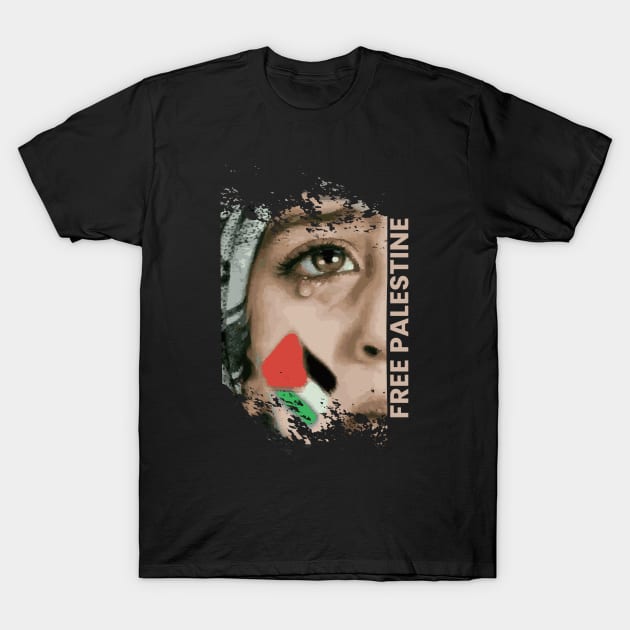 palestine freedom T-Shirt by aldistar